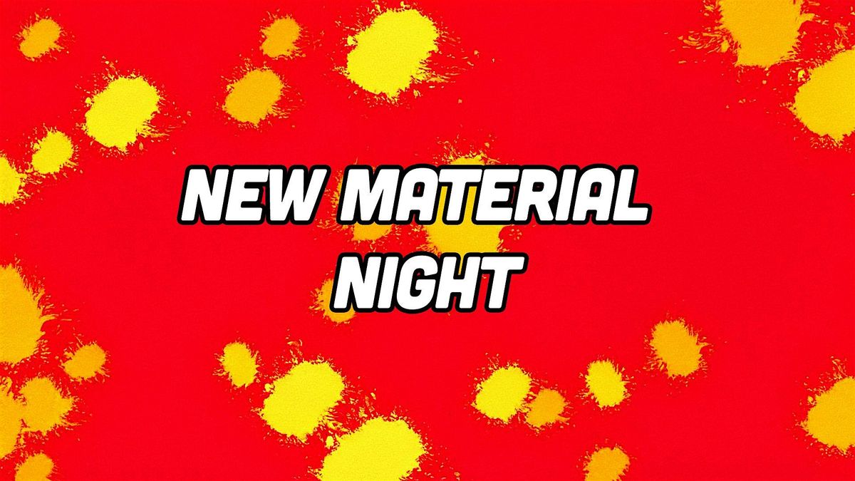 New Material Night - standup comedy at Freddy's in South Slope (Brooklyn)