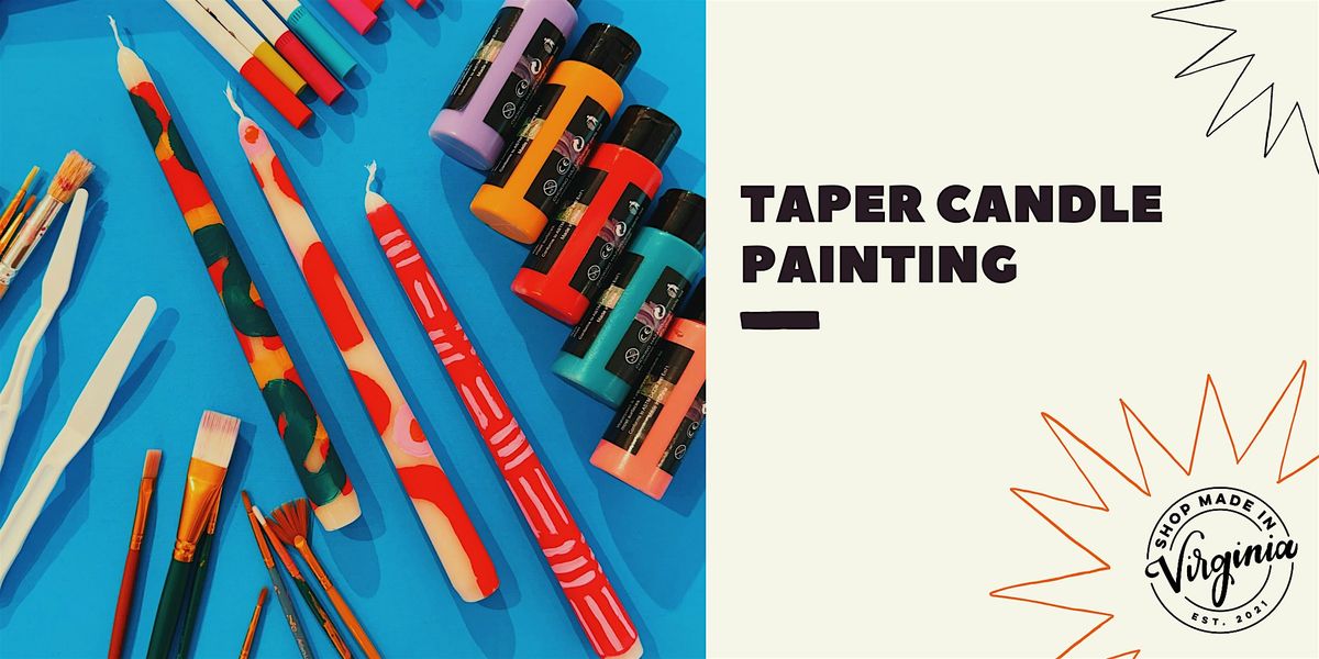 Make It Saturday: Taper Candle Painting