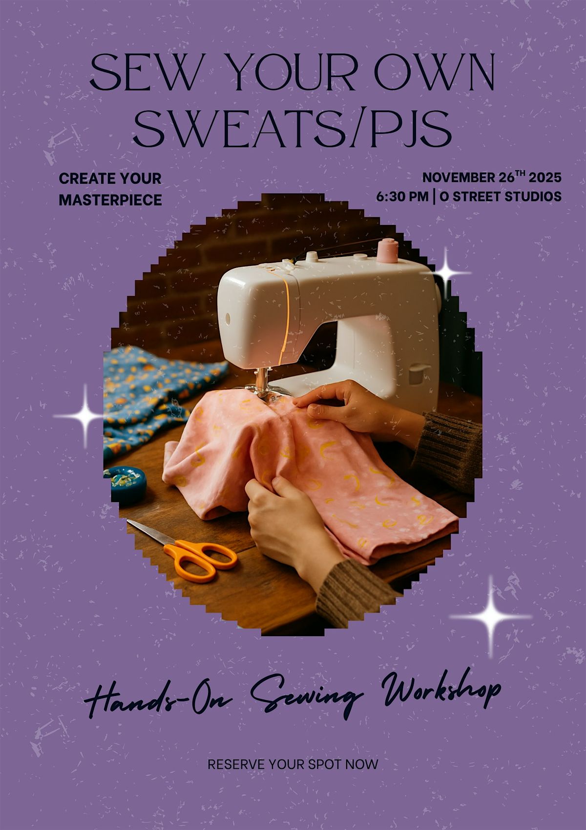 Sew Your Own Sweats\/PJs In DC: 2-Hour Hands-On Sewing Workshop