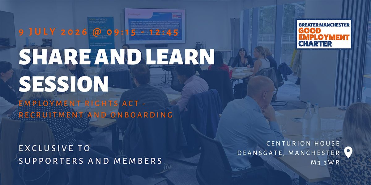 Share and Learn - ERA 2025 Session - Recruitment & Onboarding