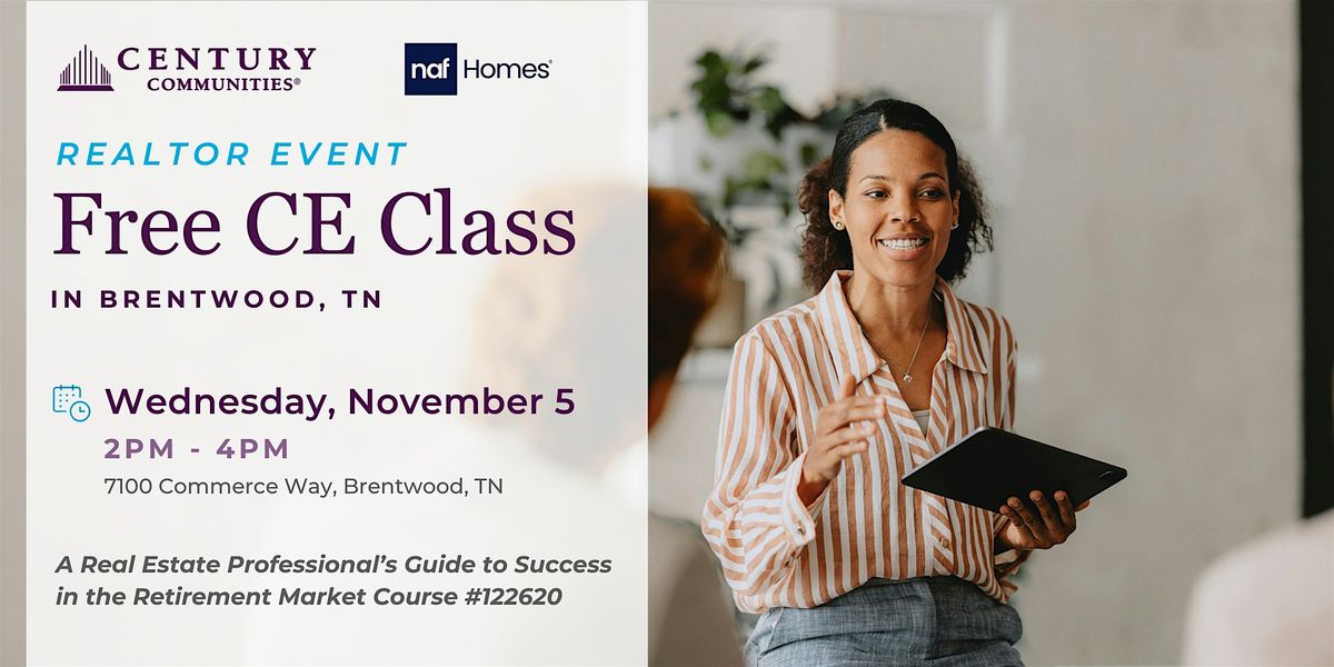 Realtor Event - Free CE Class