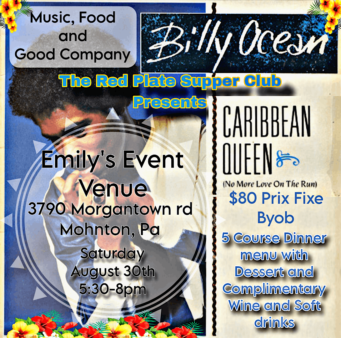 The Red Plate Supper Club presents "Caribbean Queen"