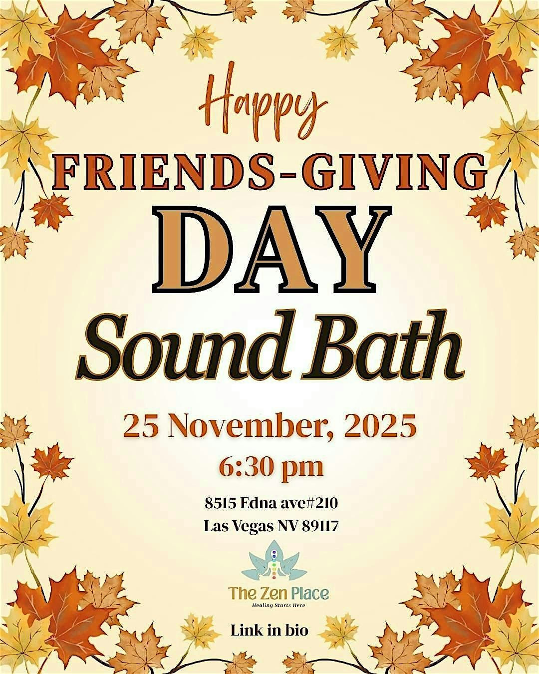 Friends-Giving Sound Bath