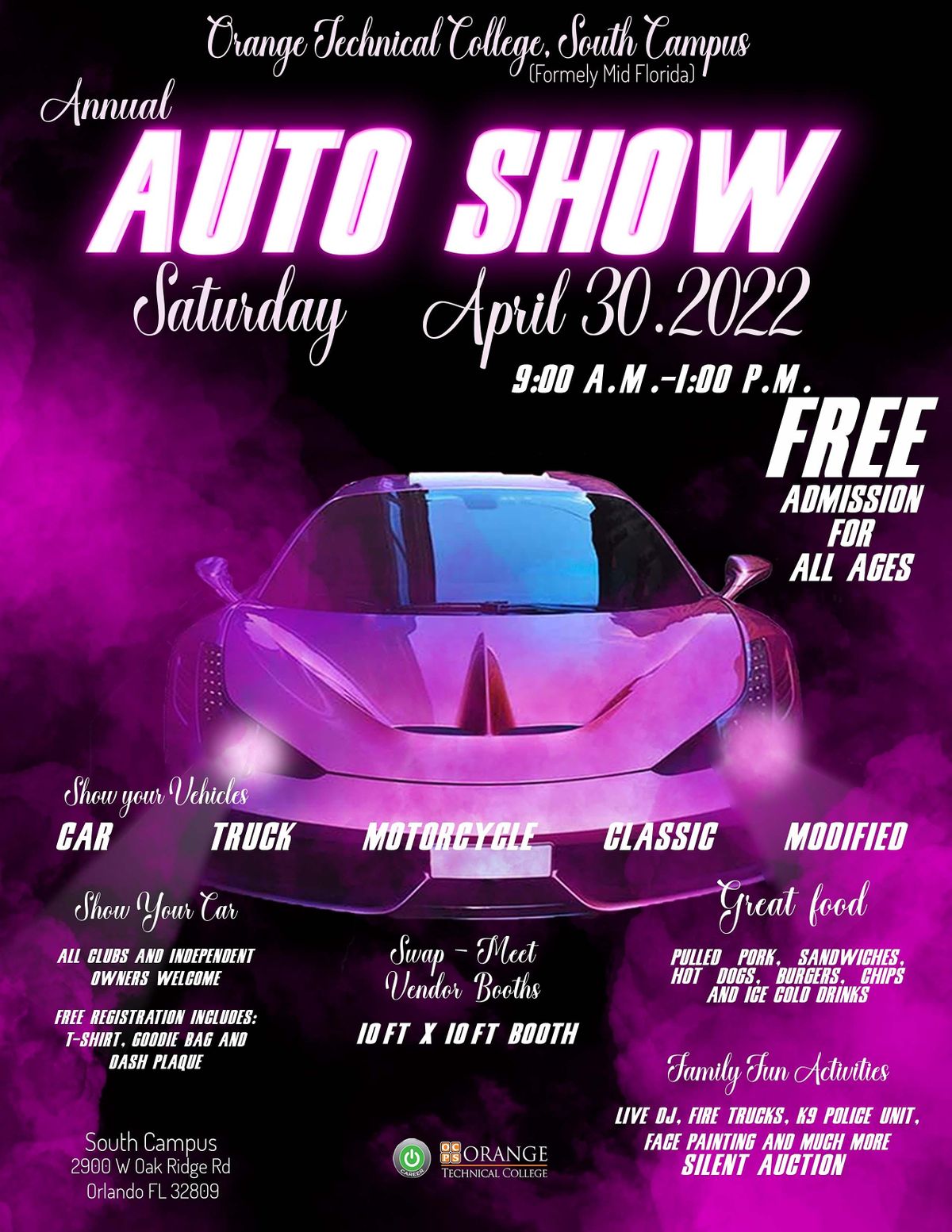Orange Technical College South Campus 2022 Auto Show Orange orange-technical-college-south-campus-2022-auto-show-orange