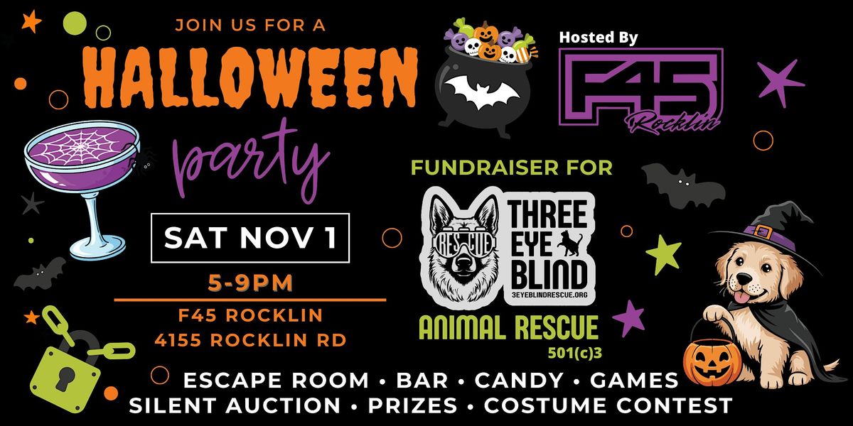 Halloween Party Benefitting Three Eye Blind Animal Rescue