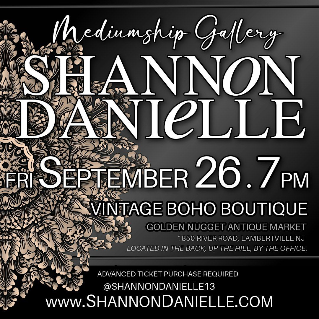 Mediumship Gallery VINTAGE BOHO with Shannon Danielle.