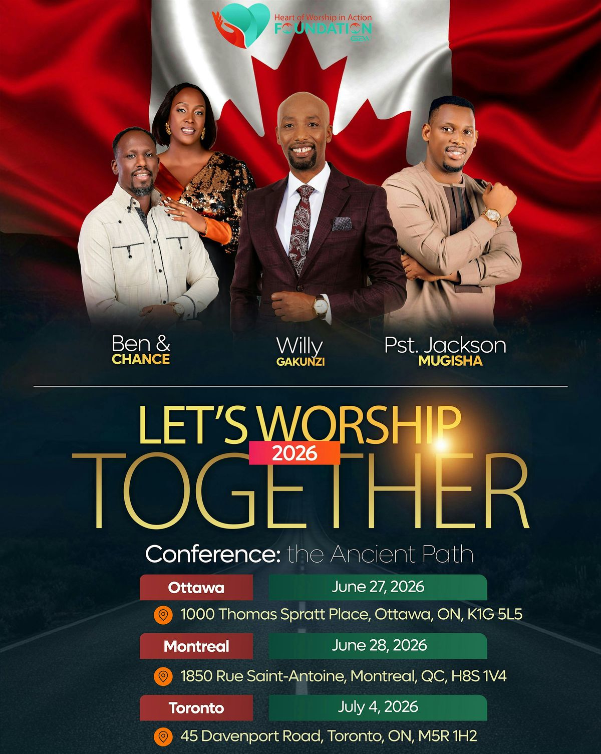 Ottawa: Let's Worship Together 2026 Conference - With Ben & Chance
