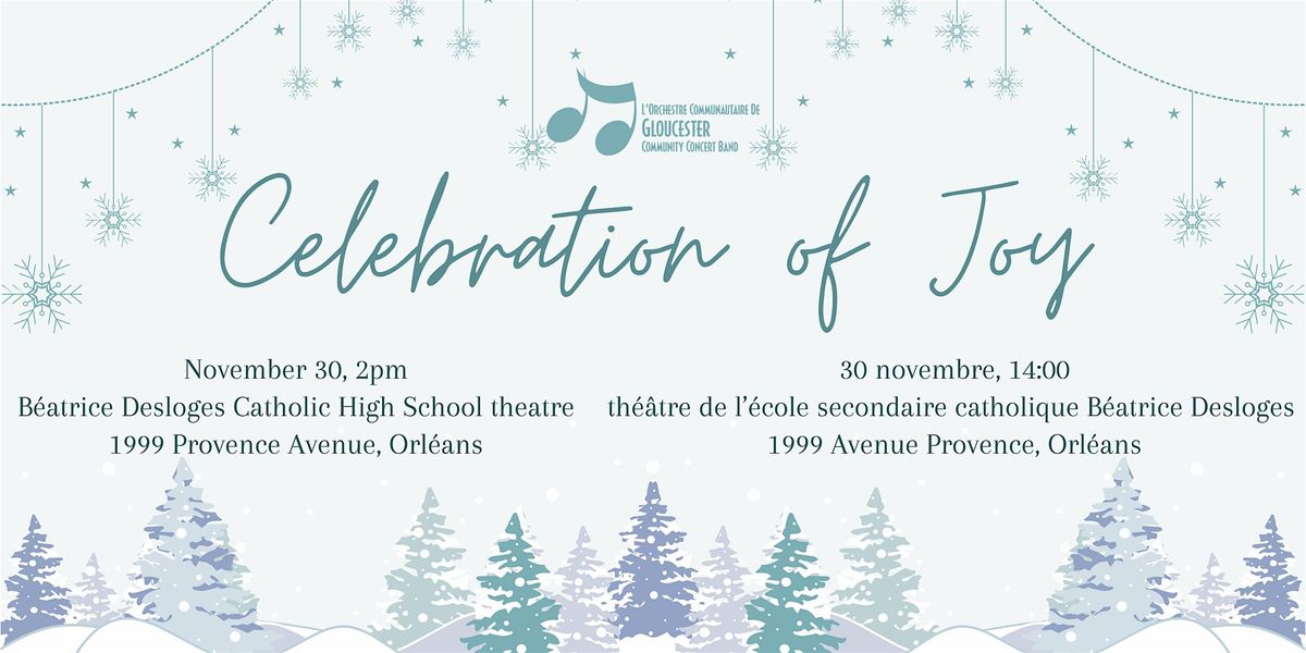 Celebration of Joy featuring the Gloucester Community Concert Band