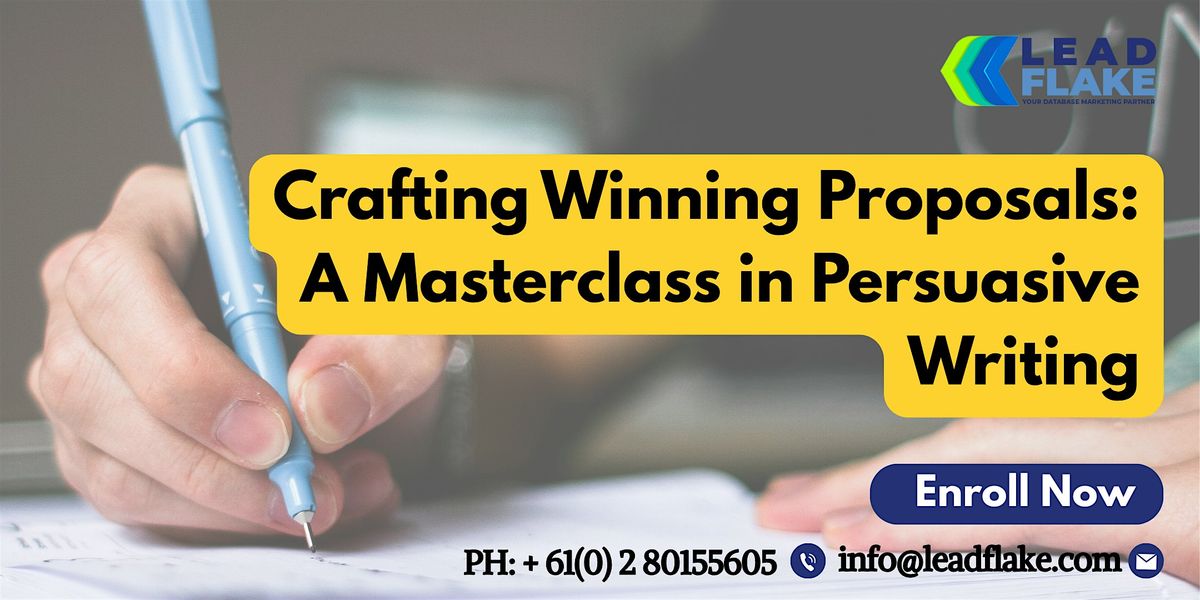 Proposal Writing Essentials Workshop in Wellington
