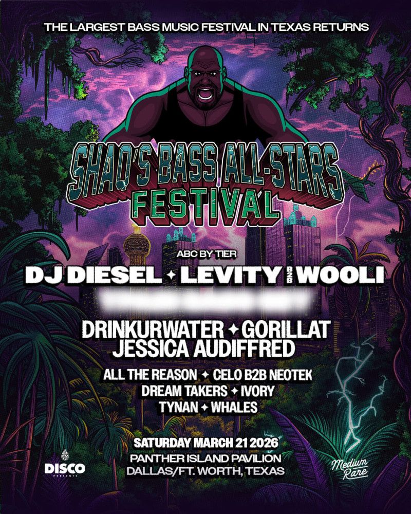 2026 Shaq's Bass All-Stars Festival - Saturday at Panther Island Pavilion