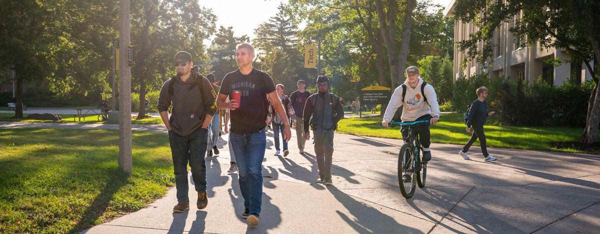 Parking Michigan Tech Huskies at Northern Michigan Wildcats Mens Hockey