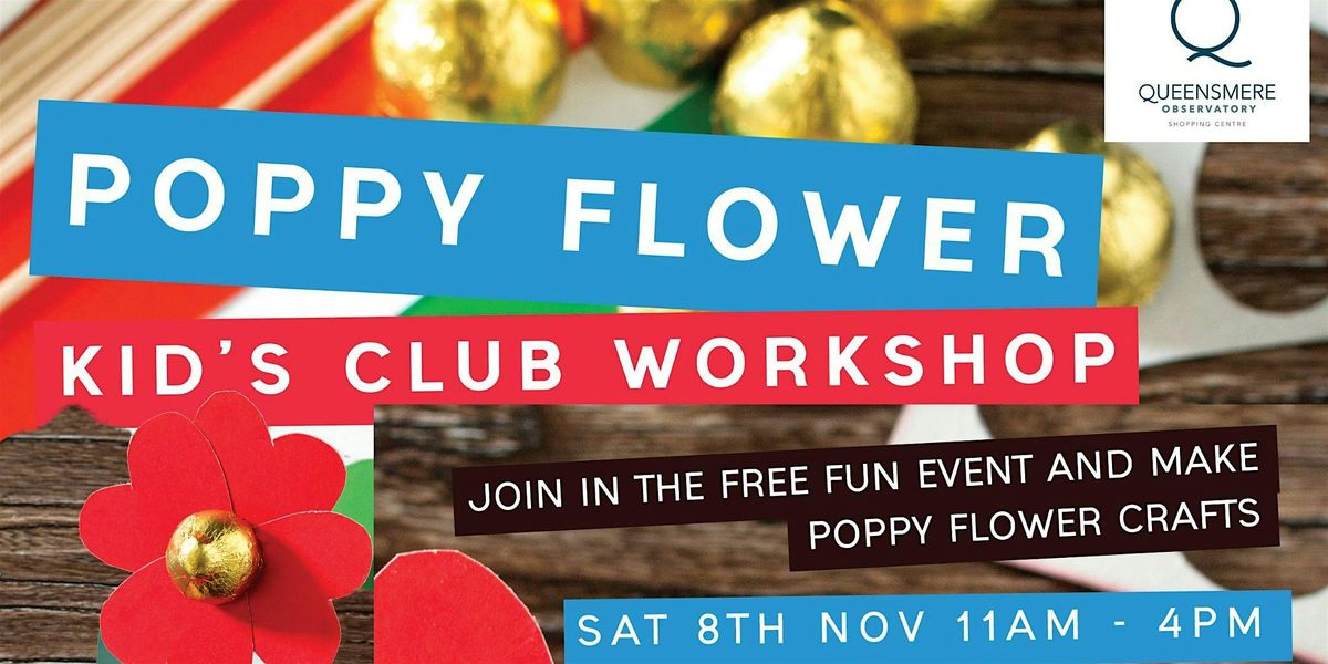 Kids Club - Create Your Own Poppy Free Event - Outside TK Maxx Slough