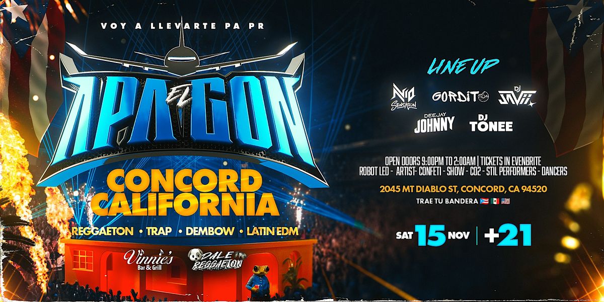 El APAG\u00d3N REGGAETON FESTIVAL | CONCORD CA