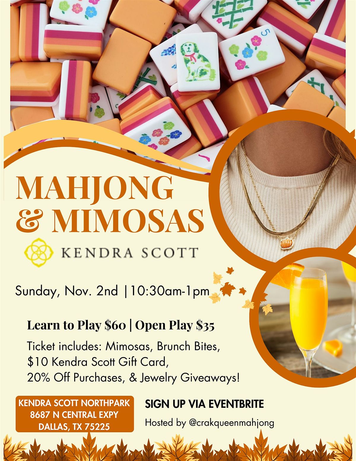 Mahjong & Mimosas: Sip and Shop at Kendra Scott