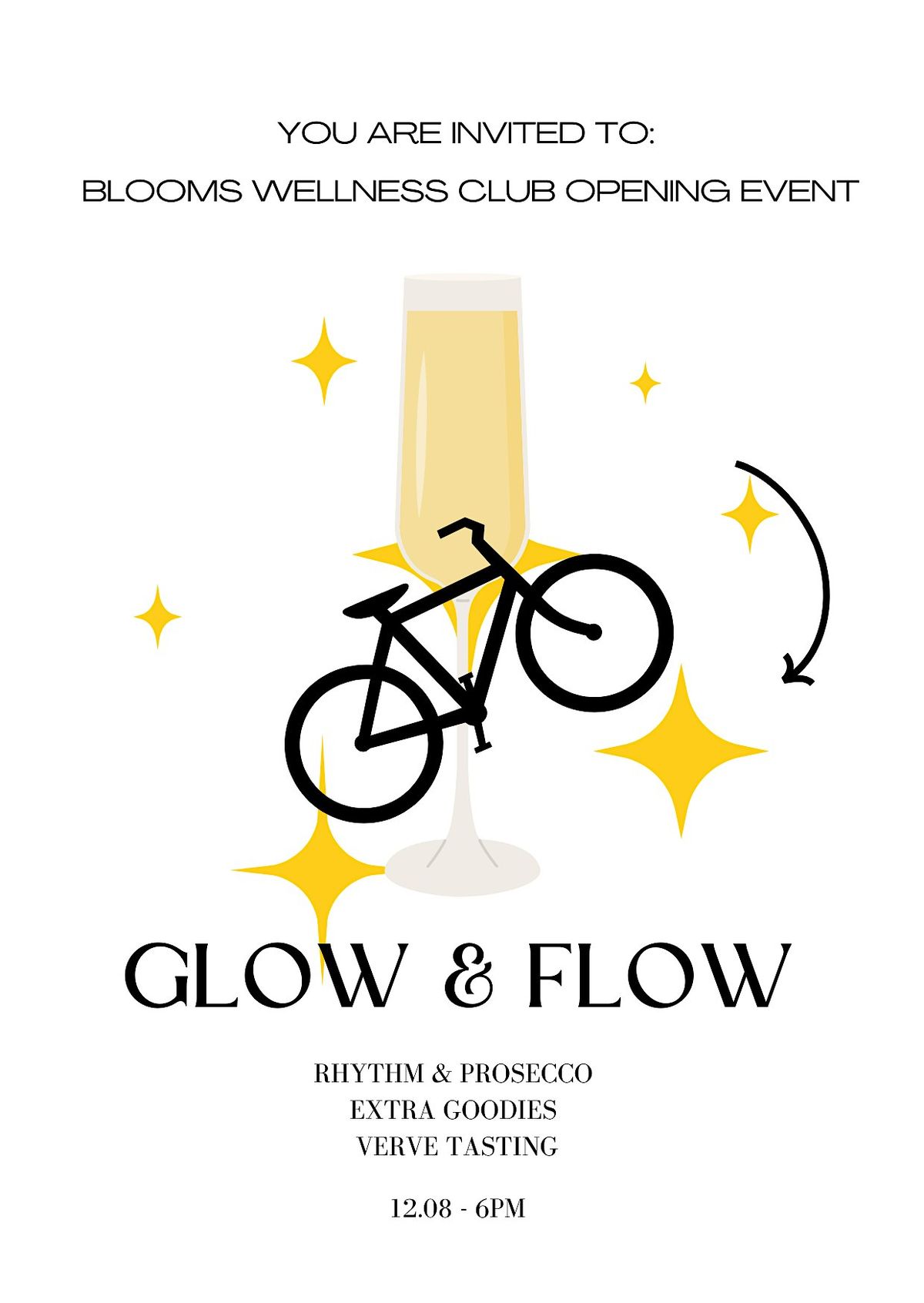 GLOW AND FLOW (BLOOM WELCOME EVENT)