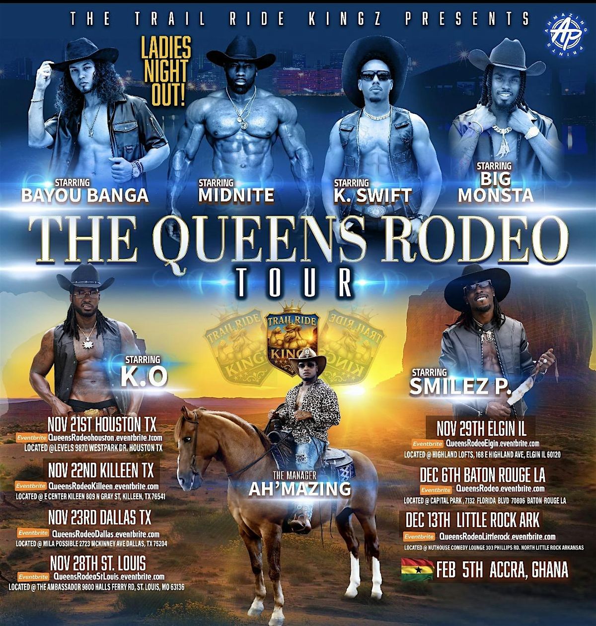 THE  QUEENS RODEO  BATON ROUGE