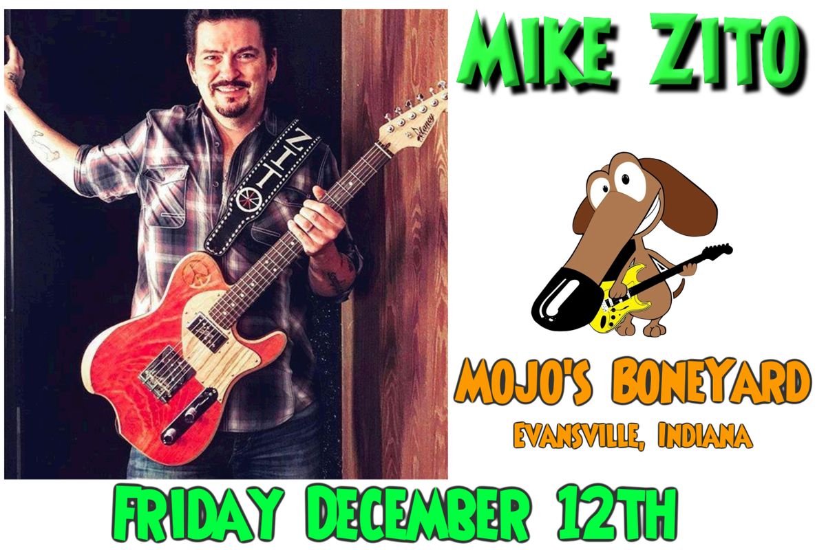 Mike Zito Band at Mojo's on Friday, December 12th!