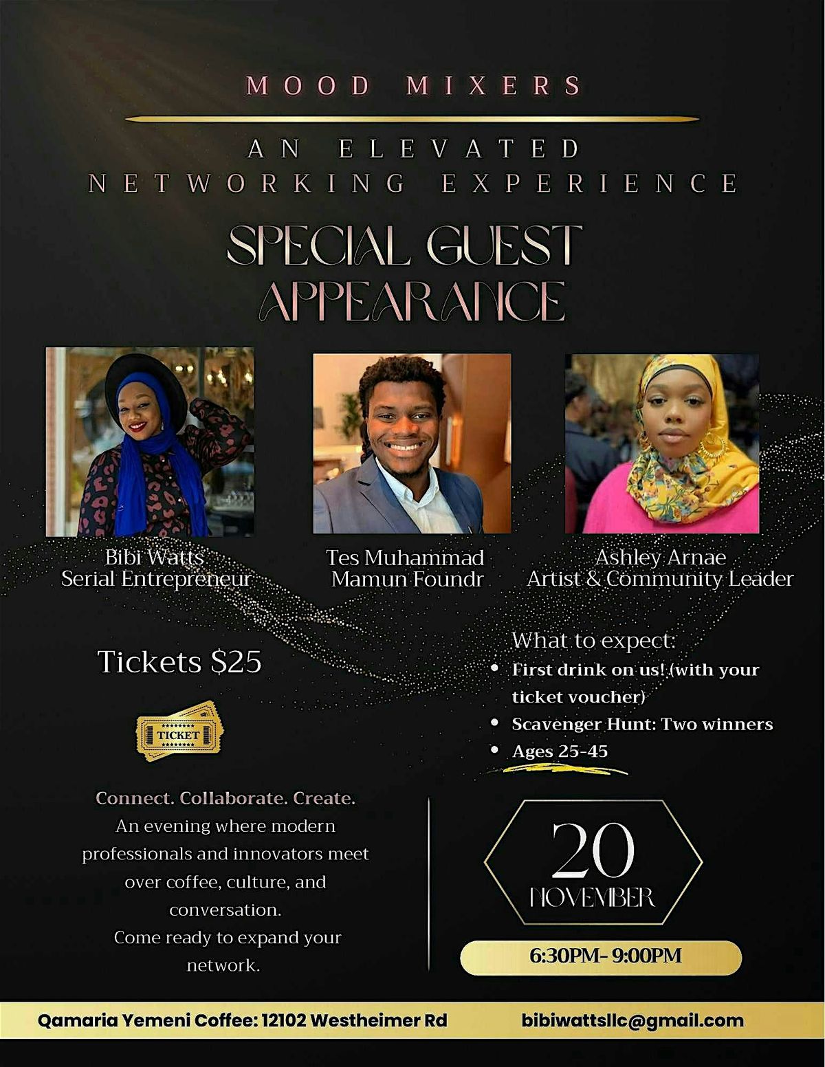 Mood Mixers - An Elevated Networking Experience