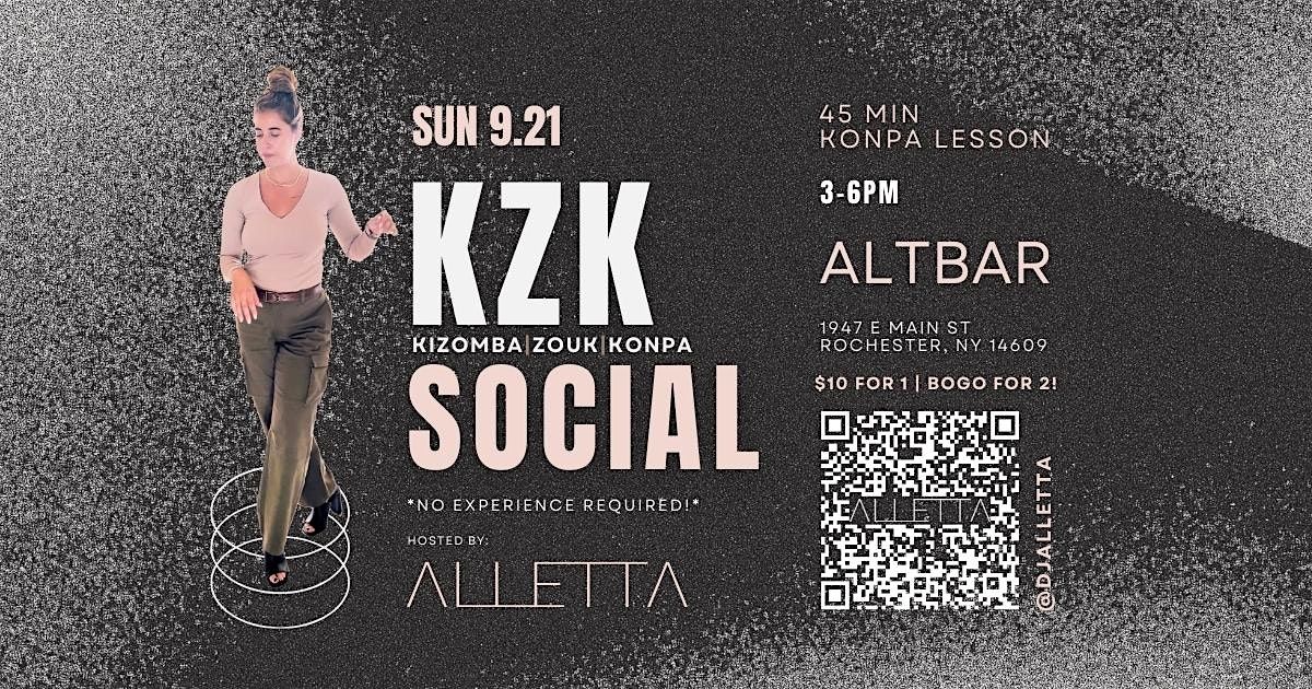 KZK SOCIAL | Kizomba Zouk Konpa by DJ ALLETTA
