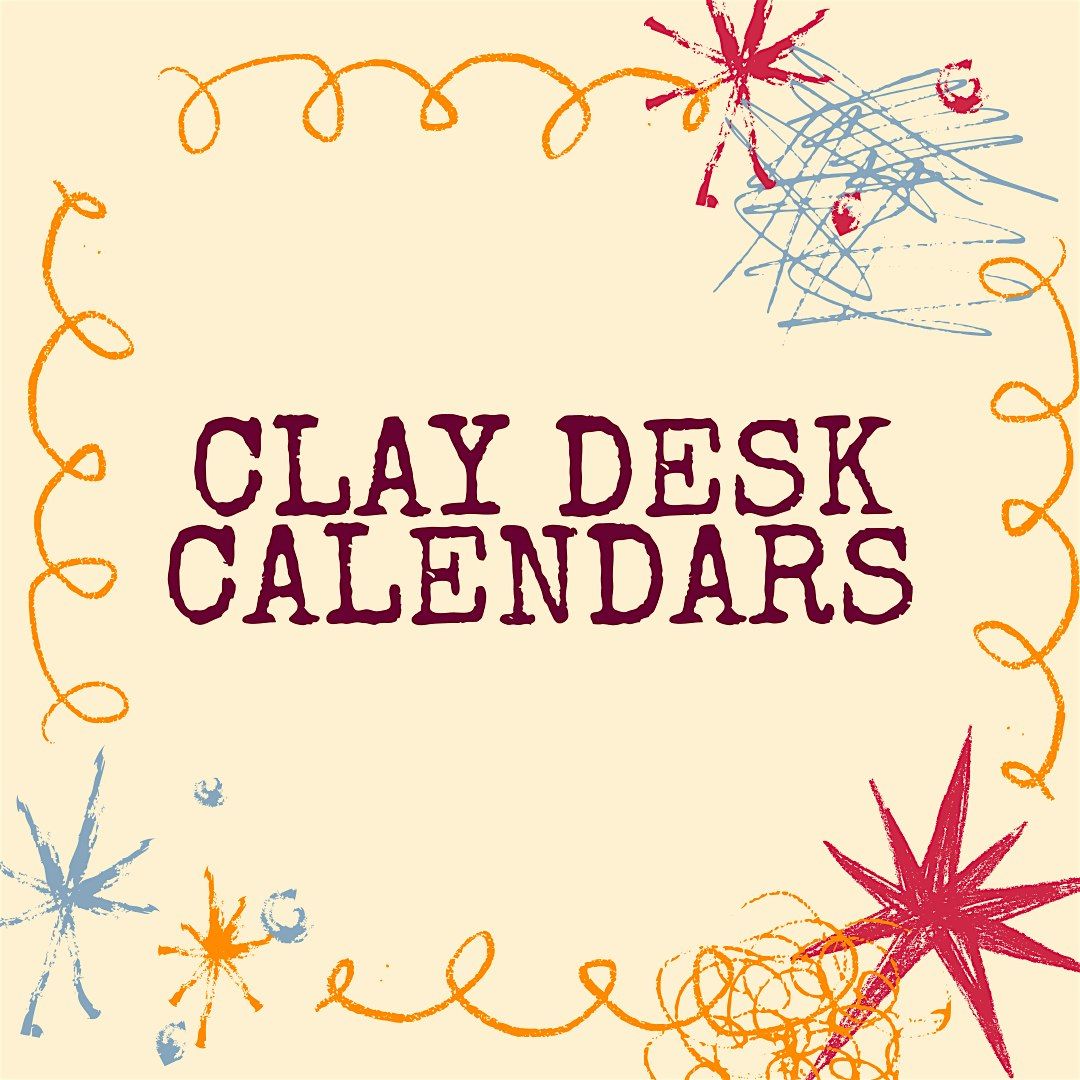 Clay Desk Calendar