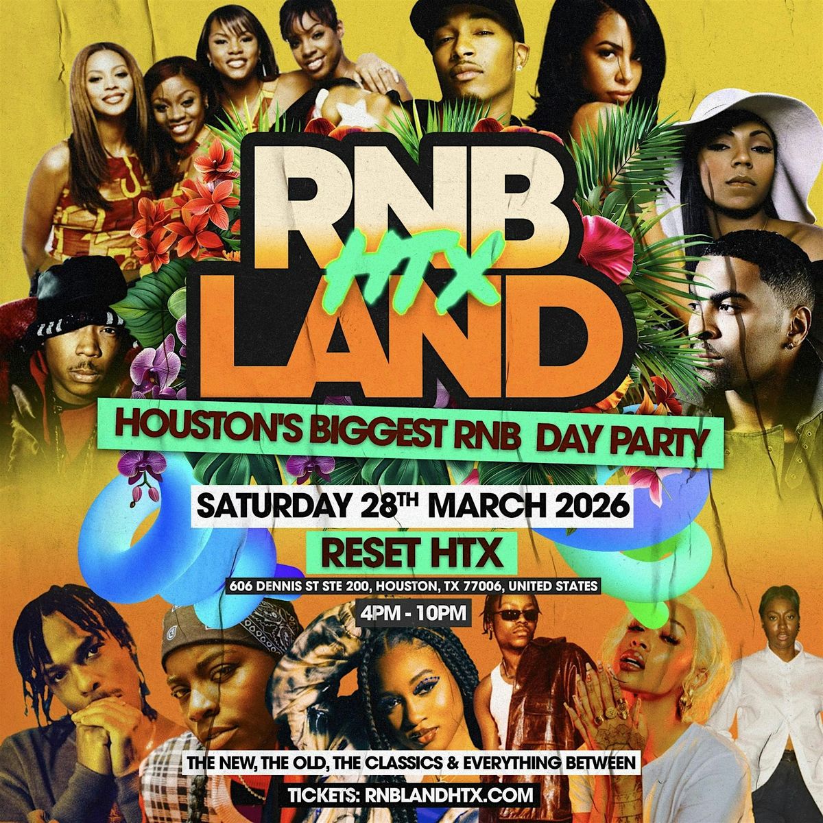 RNBLAND  - Houston's Biggest RnB Rooftop Day Party
