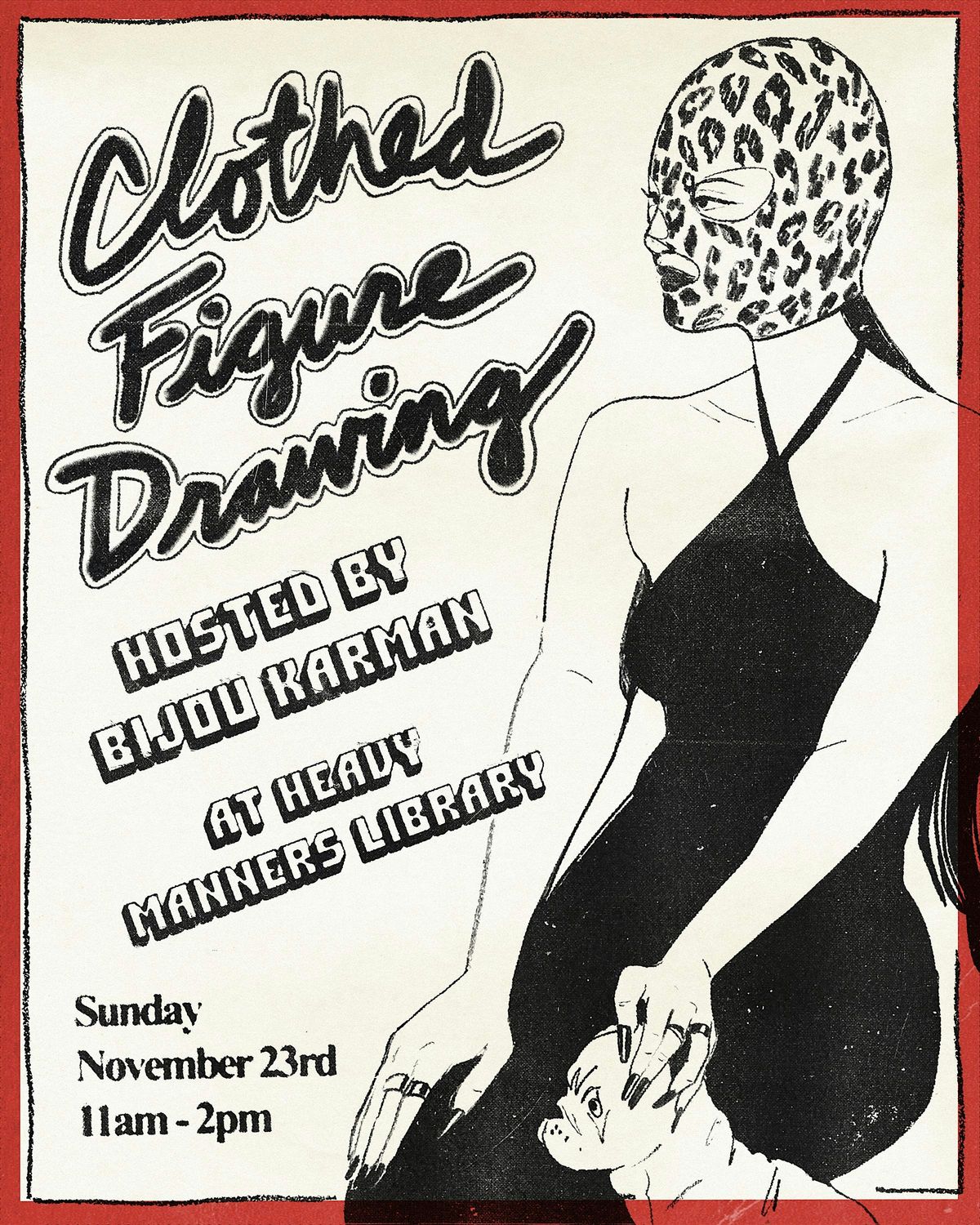 Clothed Figure Drawing at Heavy Manners Hosted by Bijou Karman (11\/23)