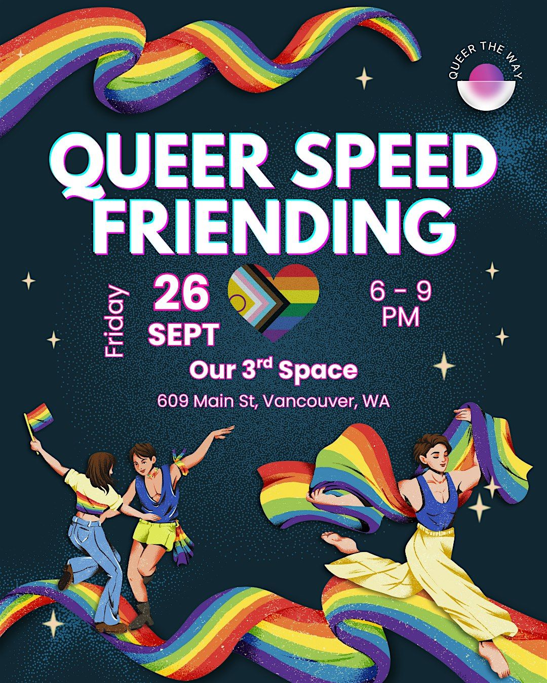 Queer Speed Friending at Our 3rd Space, Vancouver on 26th September, 2025