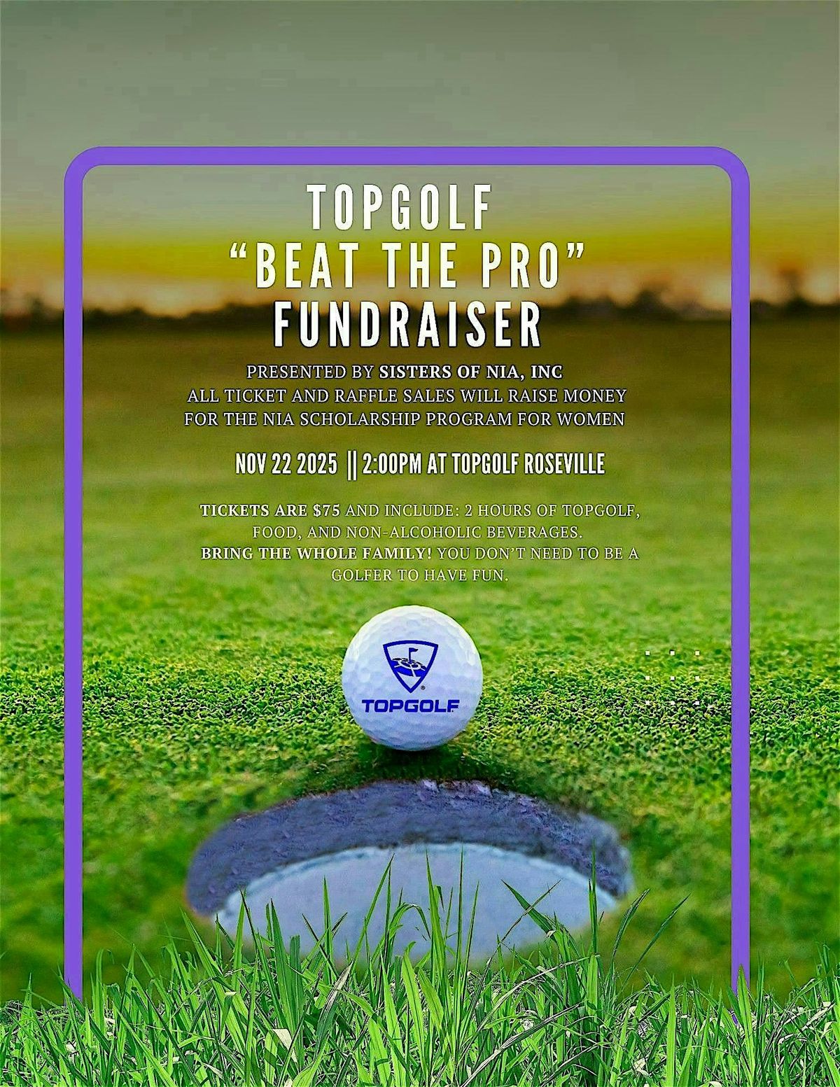 Top Golf "Beat the Pro" Fundraiser