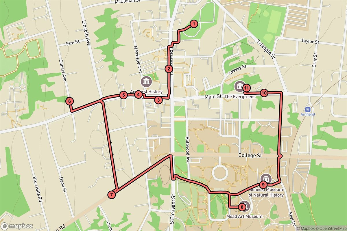 Amherst Audio Tour: Poets, Fossils & Forgotten Streets