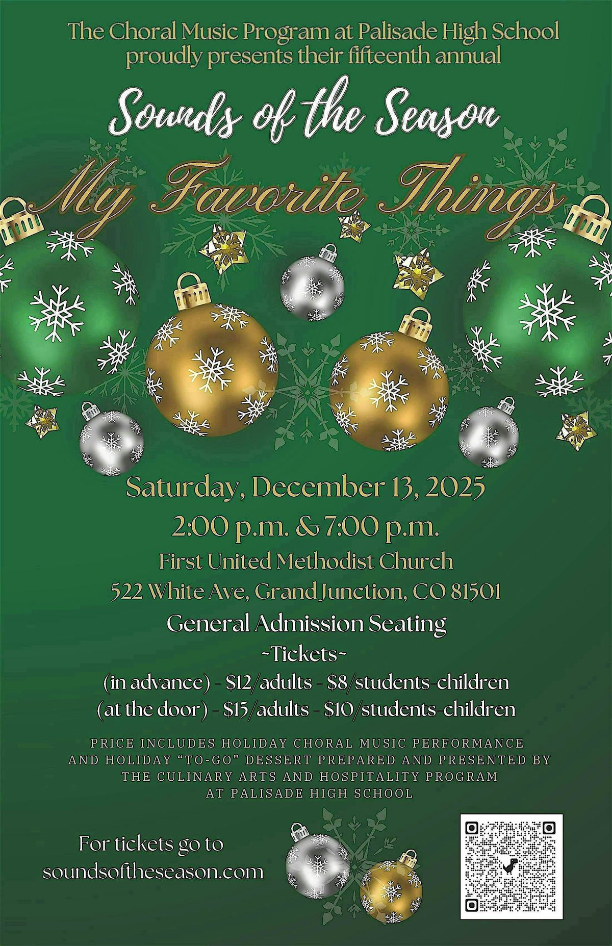 Palisade High School's Sounds of the Season "My Favorite Things"