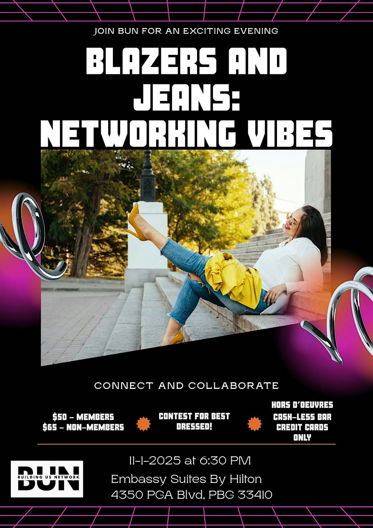 Jeans & Blazers: Networking Vibes