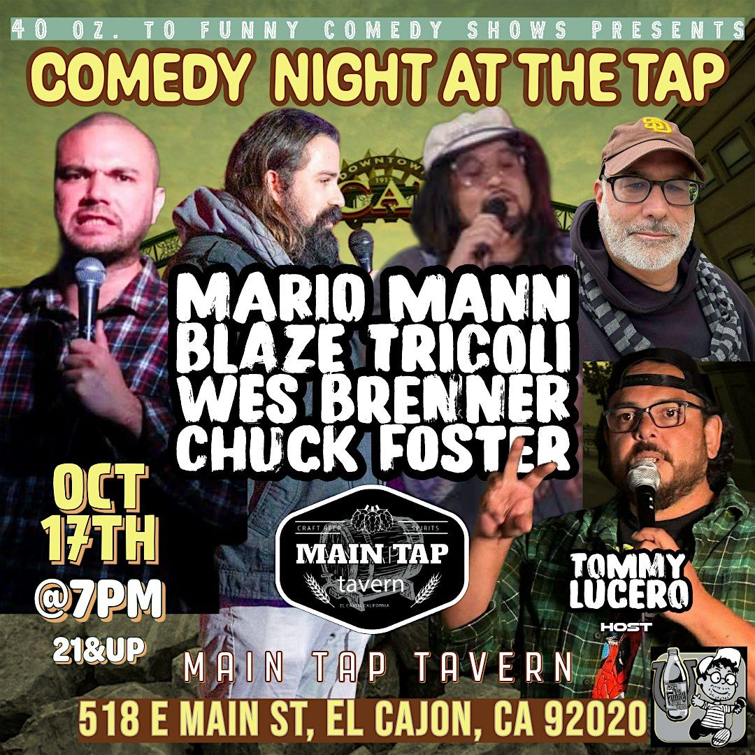 Main Tap Comedy Night!