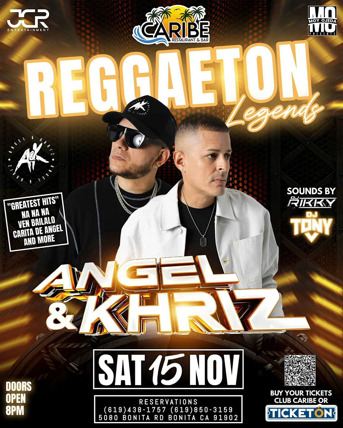 Leyendas del Reggaet\u00f3n: Angel & Khriz en Vivo en Caribe
