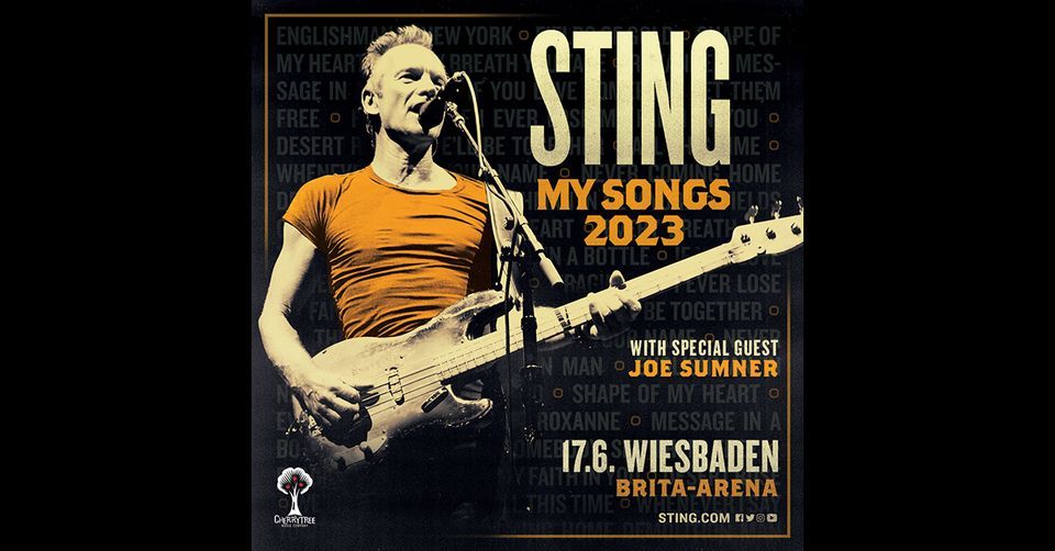 Sting - My Songs 2023 | Wiesbaden