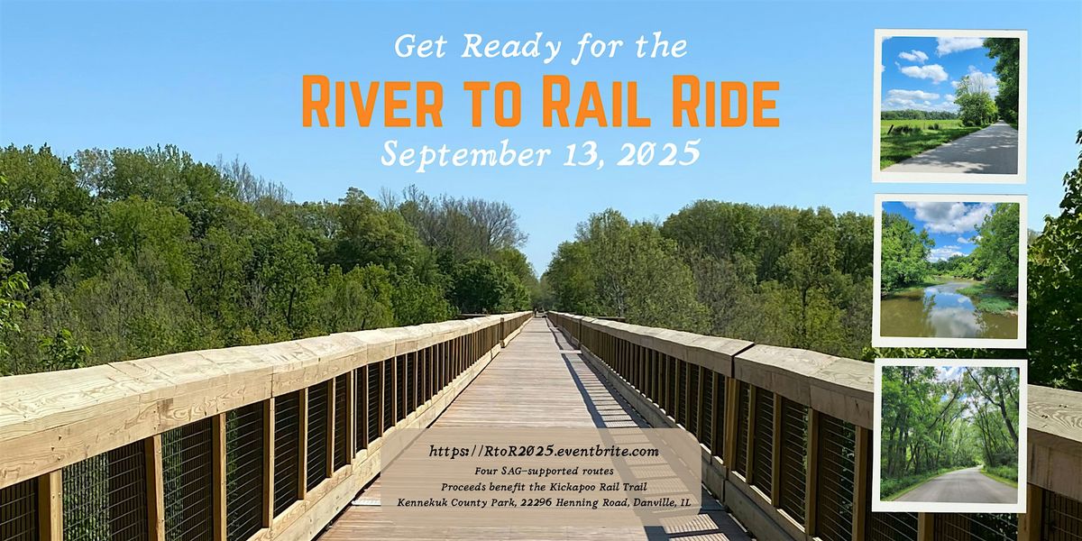 2025 River to Rail Ride Fundraising Event for the Kickapoo Rail Trail