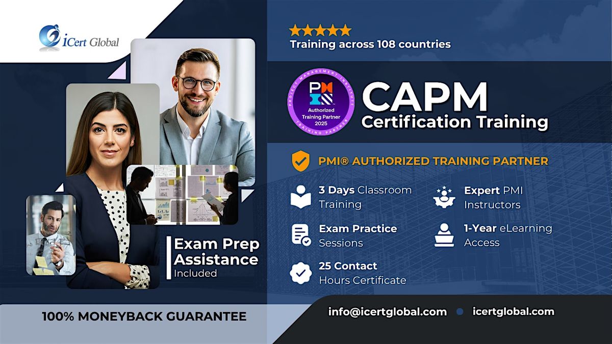 Fast-Track Your CAPM Certification! ClassroomTraining in  Granada Hills, CA