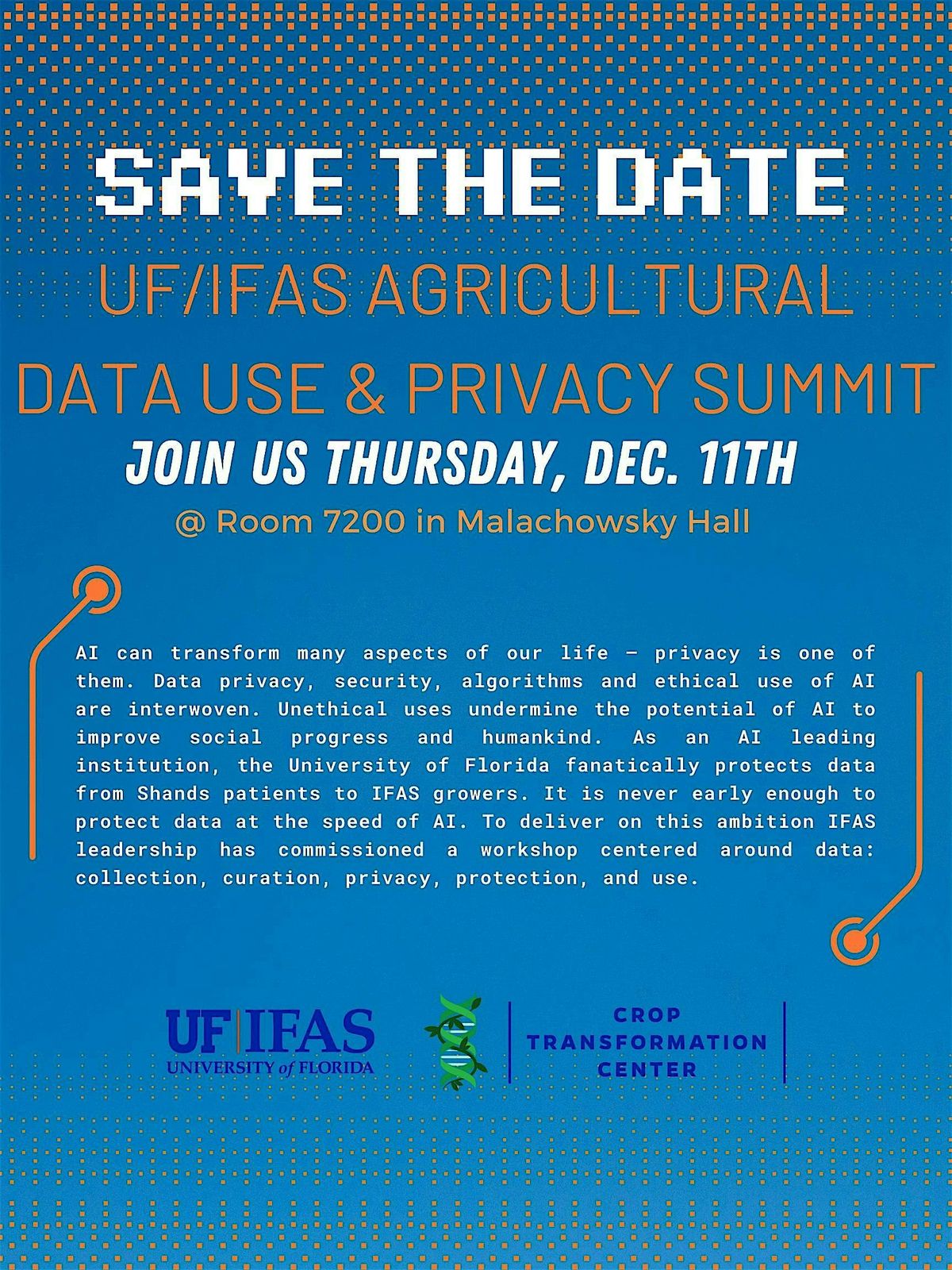 UF\/IFAS Agricultural Data Use & Privacy Summit