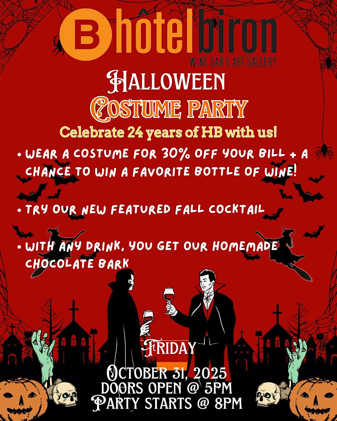 Halloween Costume Party @ Hotel Biron 10\/31