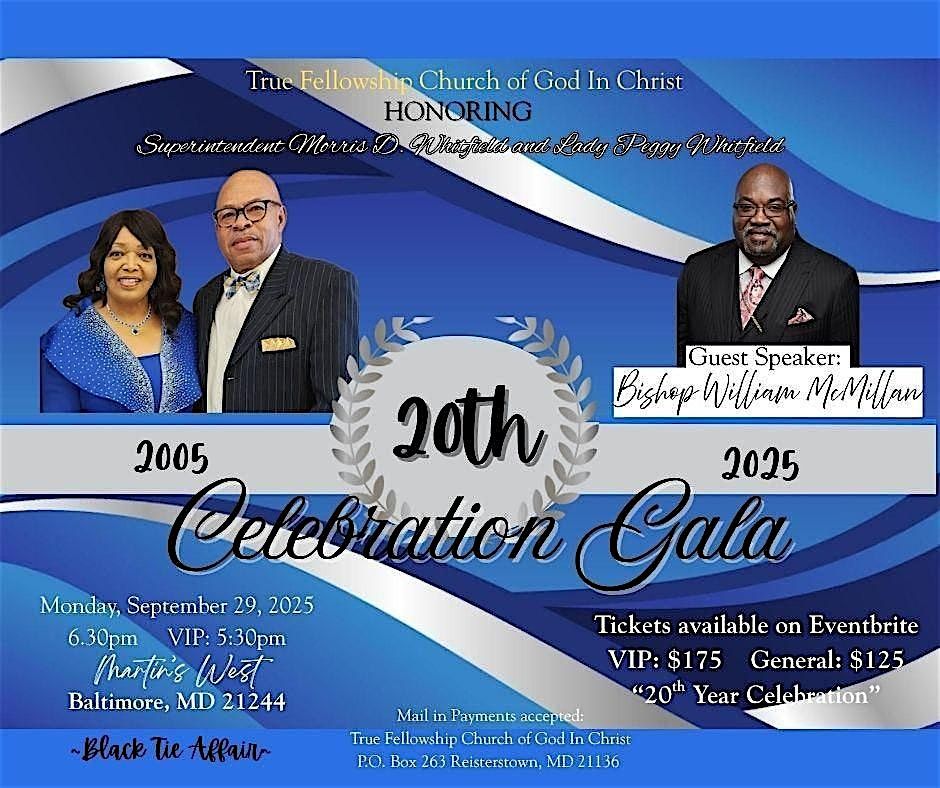 20th Year Celebration Gala