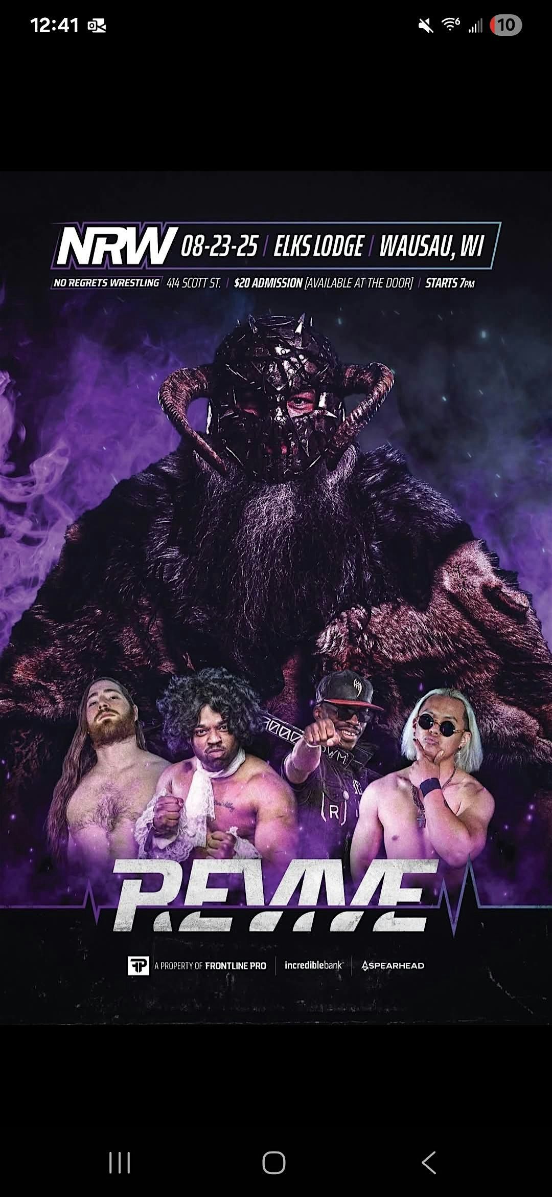 Revive presented by No Regrets Wrestling