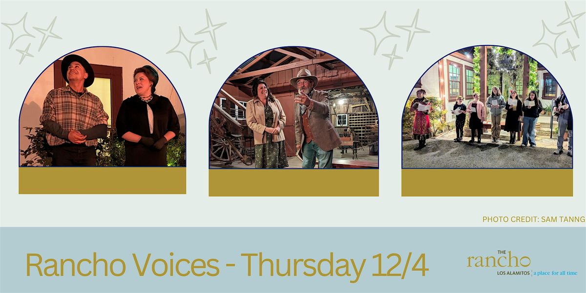 Rancho Voices: A Holiday Program THURSDAY 12\/4