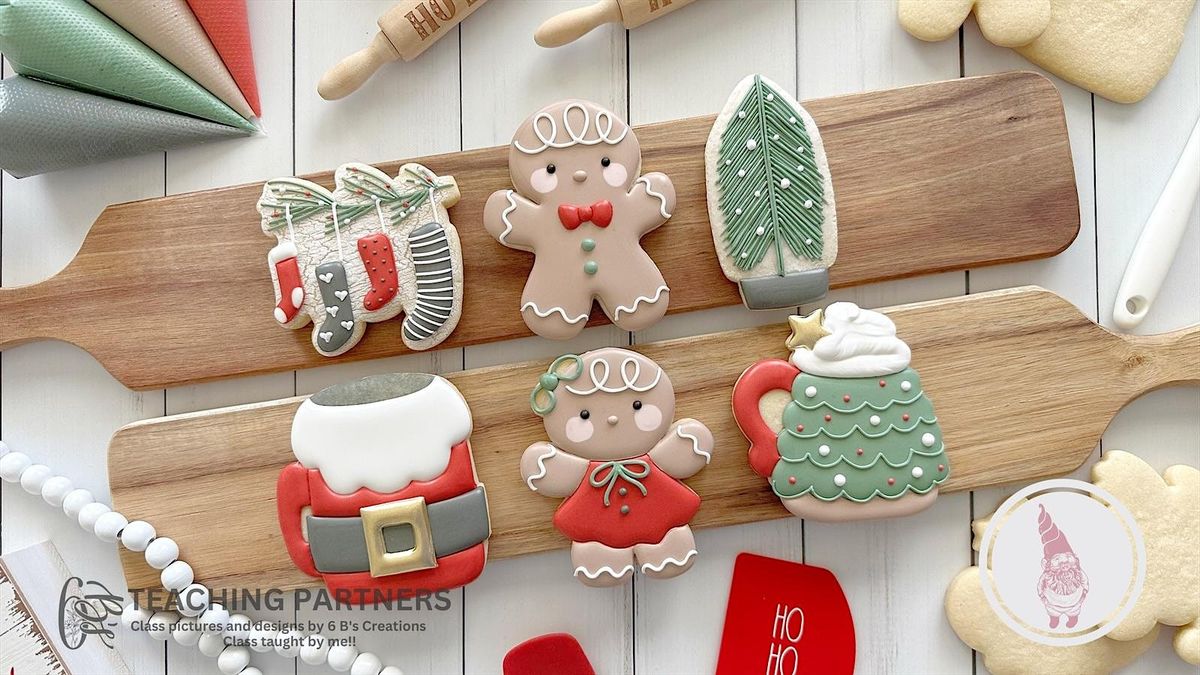 Classic Gingerbread Themed Cookie Decorating Class