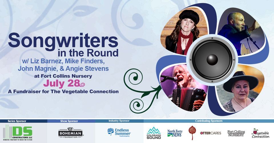Songwriters in the Round with Liz Barnez, Mike Finders, John Magnie & Angie Stevens