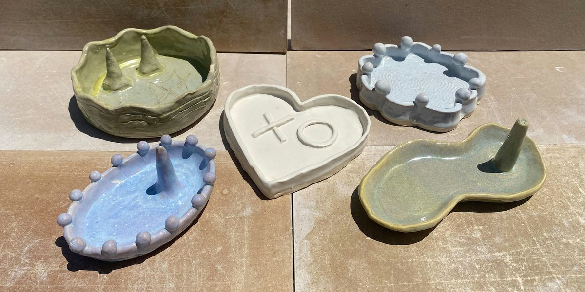 Ceramic Jewelry Dish Pottery Class - Handbuilding Pottery Workshop
