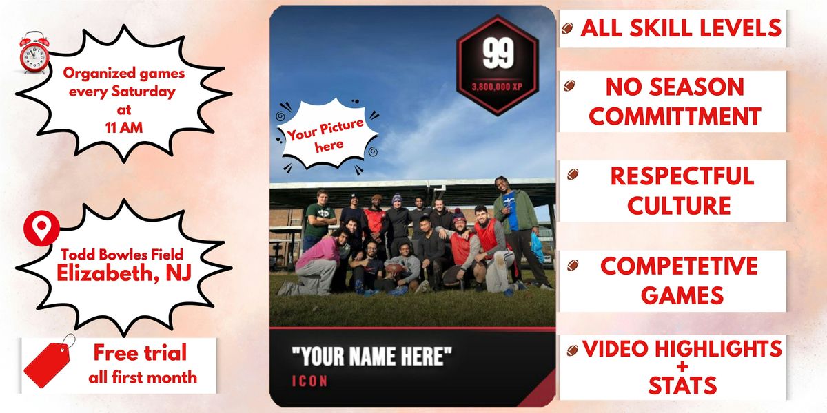 NJ Pickup Flag Football