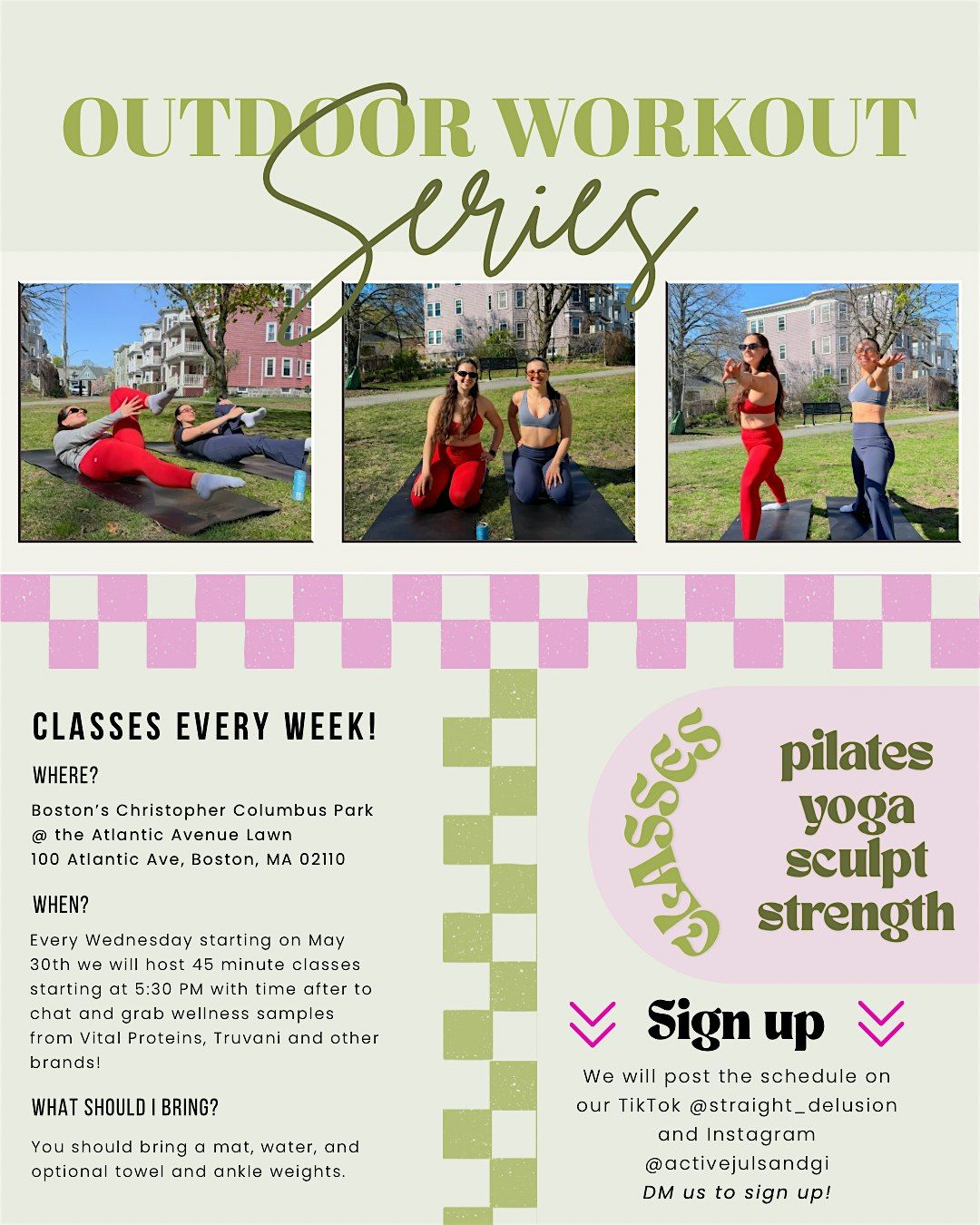 Outdoor Summer Workout Series