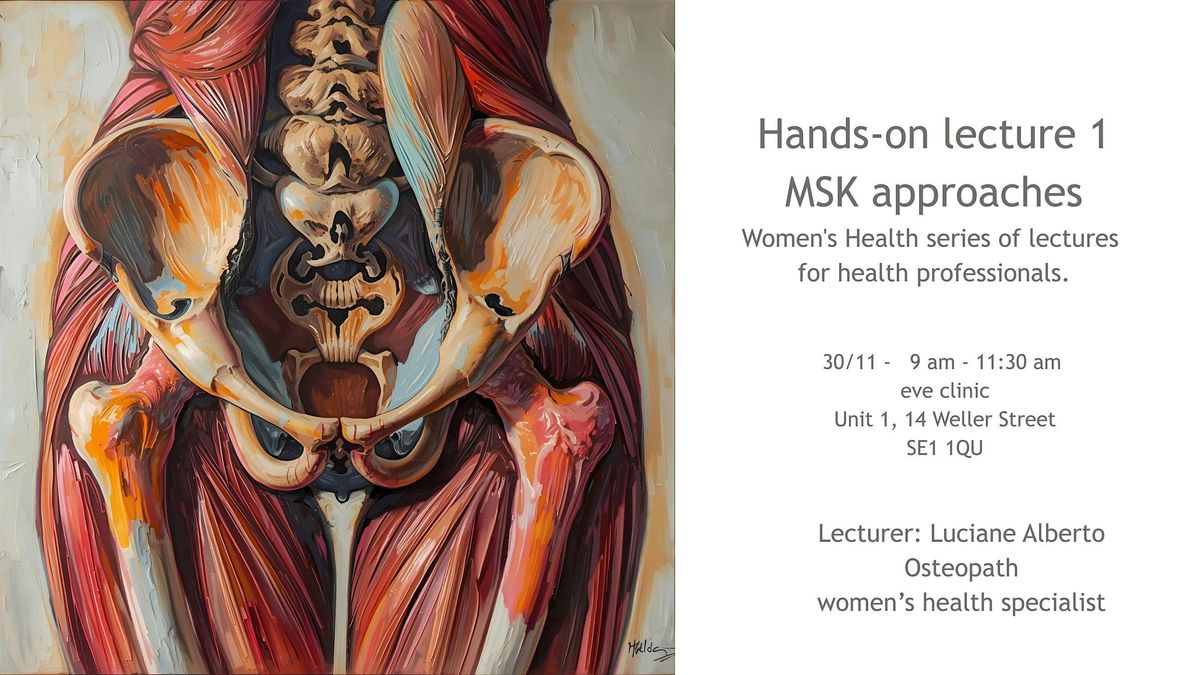 Hands-on lecture 1 - Women's Health series of lectures