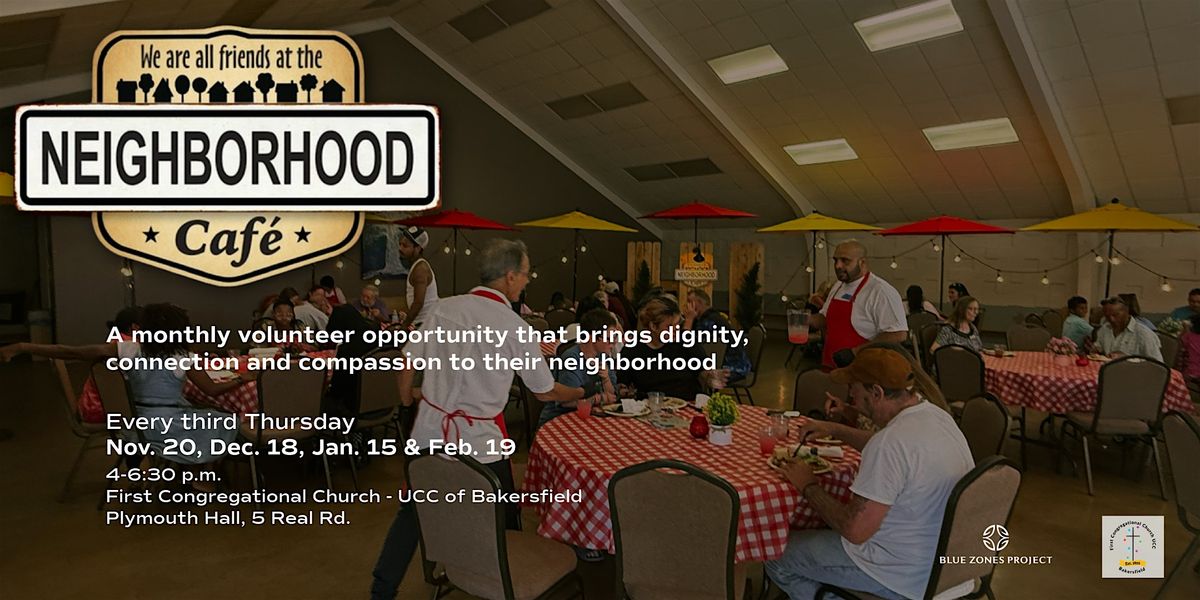 Neighborhood Cafe Volunteer Opportunity - BZP Bakersfield