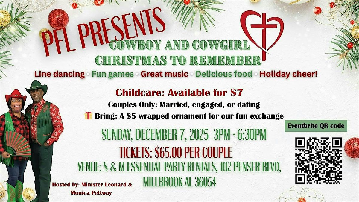PFL presents a Cowboy and Cowgirl Christmas to Remember 2025