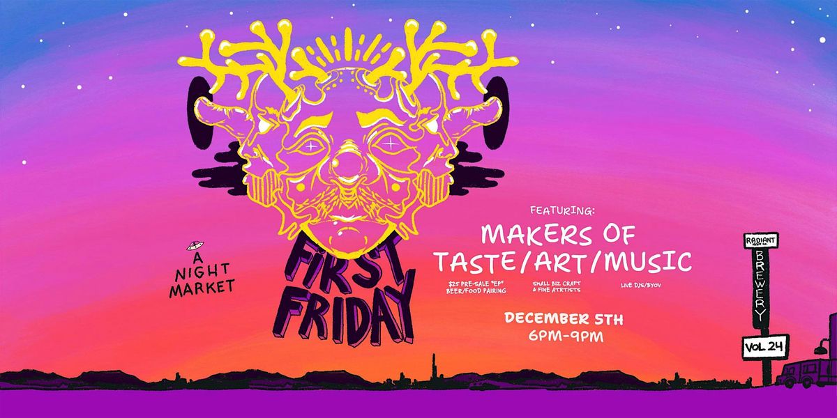 First Friday: Night Market and Food + Beer Pairing